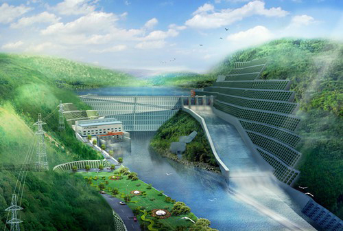 琼山老挝南塔河1号水电站项目